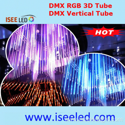 Addressable LED 3D Effect RGB Crystal Tube Waterproof